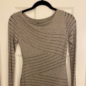 Bailey 44 long sleeve SMALL tan top